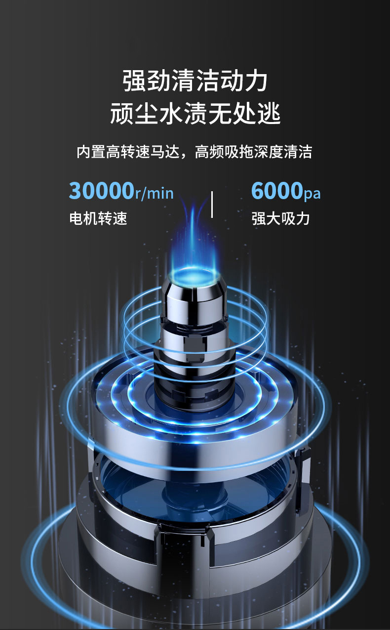 跨境新款洗地机智能自动清洁无线手持扫地机洗吸托一体吸尘器批发详情6