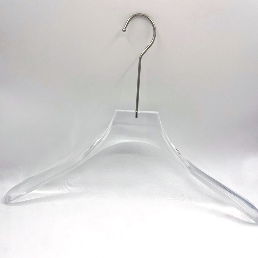 Percha de cristal transparente pantalón sin traza soporte abrazaderas ropa colgante moda armario vestido de novia ropa especial tienda de ropa pic 1