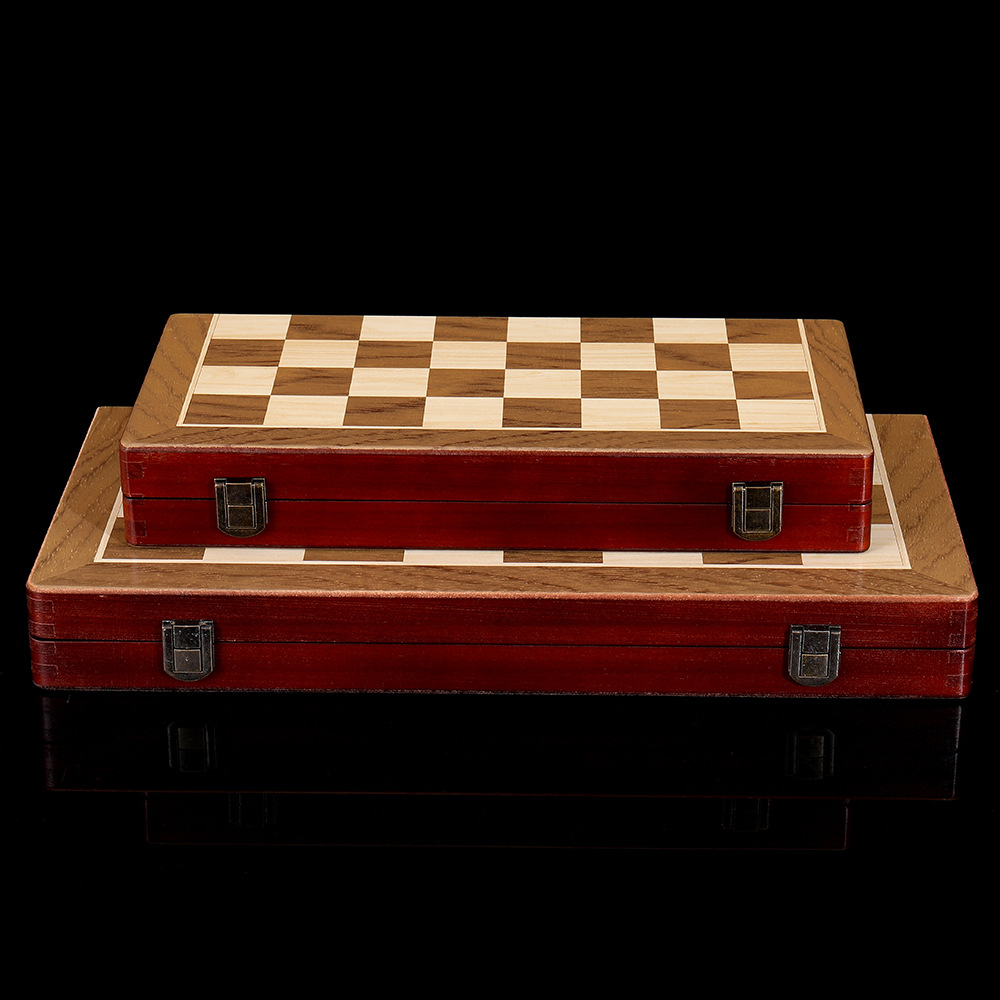 无磁性红木二合一国际象棋跳棋木质含双后专业级棋牌桌游玩具厂家外贸详情7