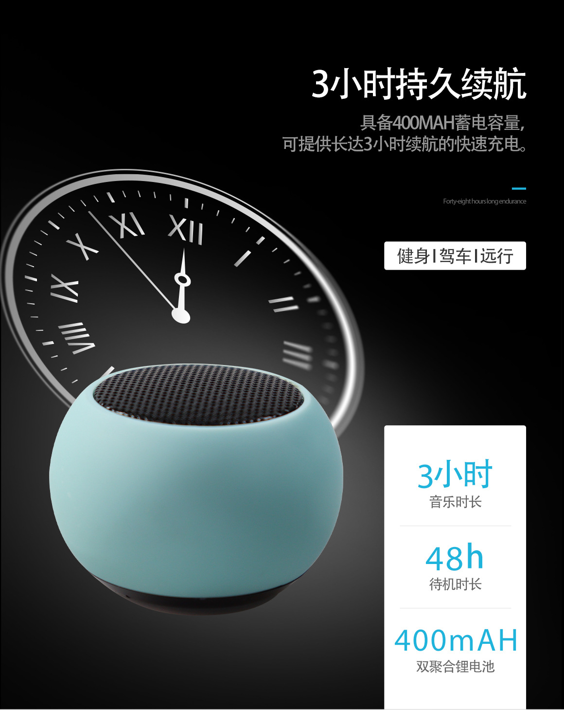 579 - я звуковая мини-макаллон bluetooth с большой громкостью и портативной трубкой на открытом воздухе pic 15