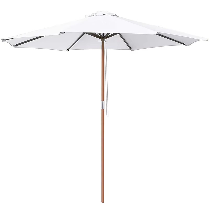 跨境户外海边沙滩伞遮阳庭院别墅露台伞室外太阳伞大号木杆中柱伞详情15