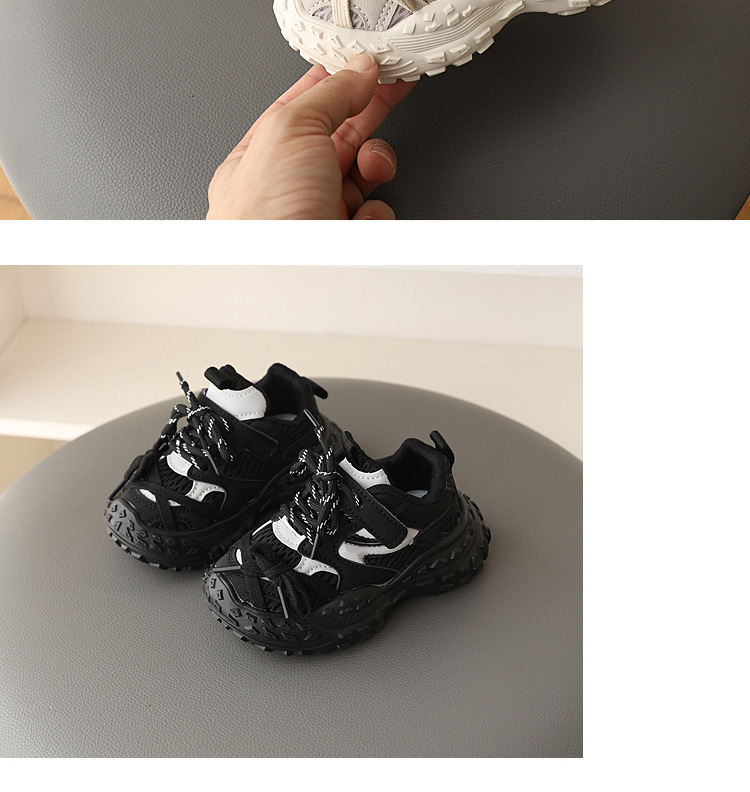 男童运动鞋2025春新款透气童鞋儿童休闲时尚老爹鞋小女孩轻便鞋子详情10
