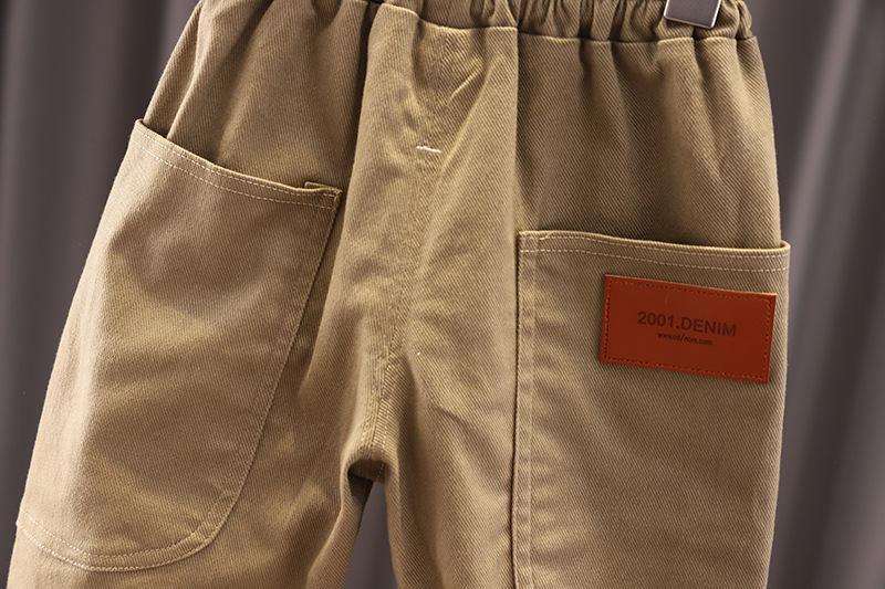 童装春秋季男童套装秋装中小童长袖polo领上衣休闲裤运动服两件套详情20