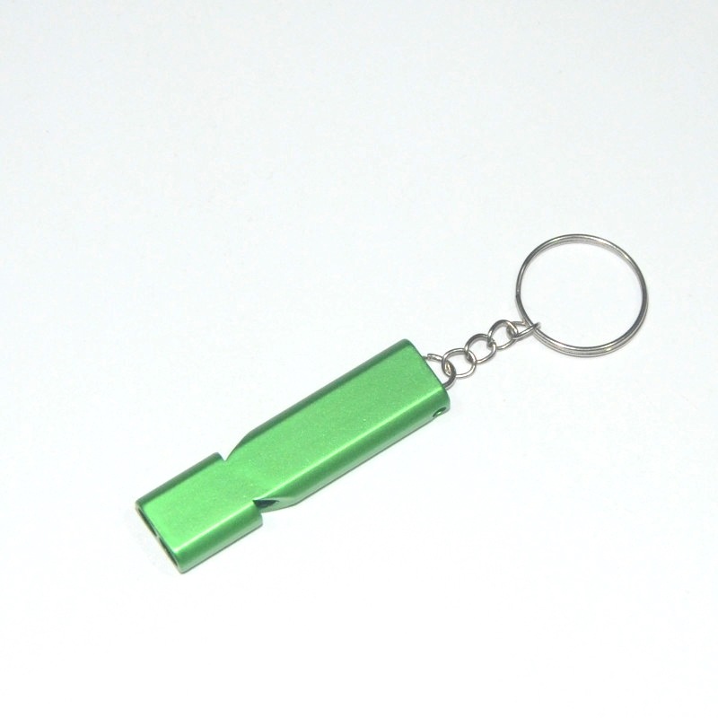EDC portable outdoor equipment survival blast whistle, dual-tube resonance high-frequency aluminum alloy whistle, dual-frequency whistle pic 10