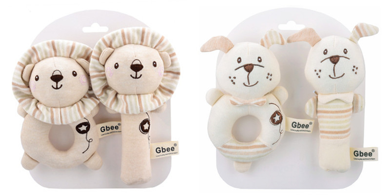 New organic cotton hand rattle for babies and infants, baby comfort rattle, 0-1 year old baby rattle, bed bell pendant pic 5