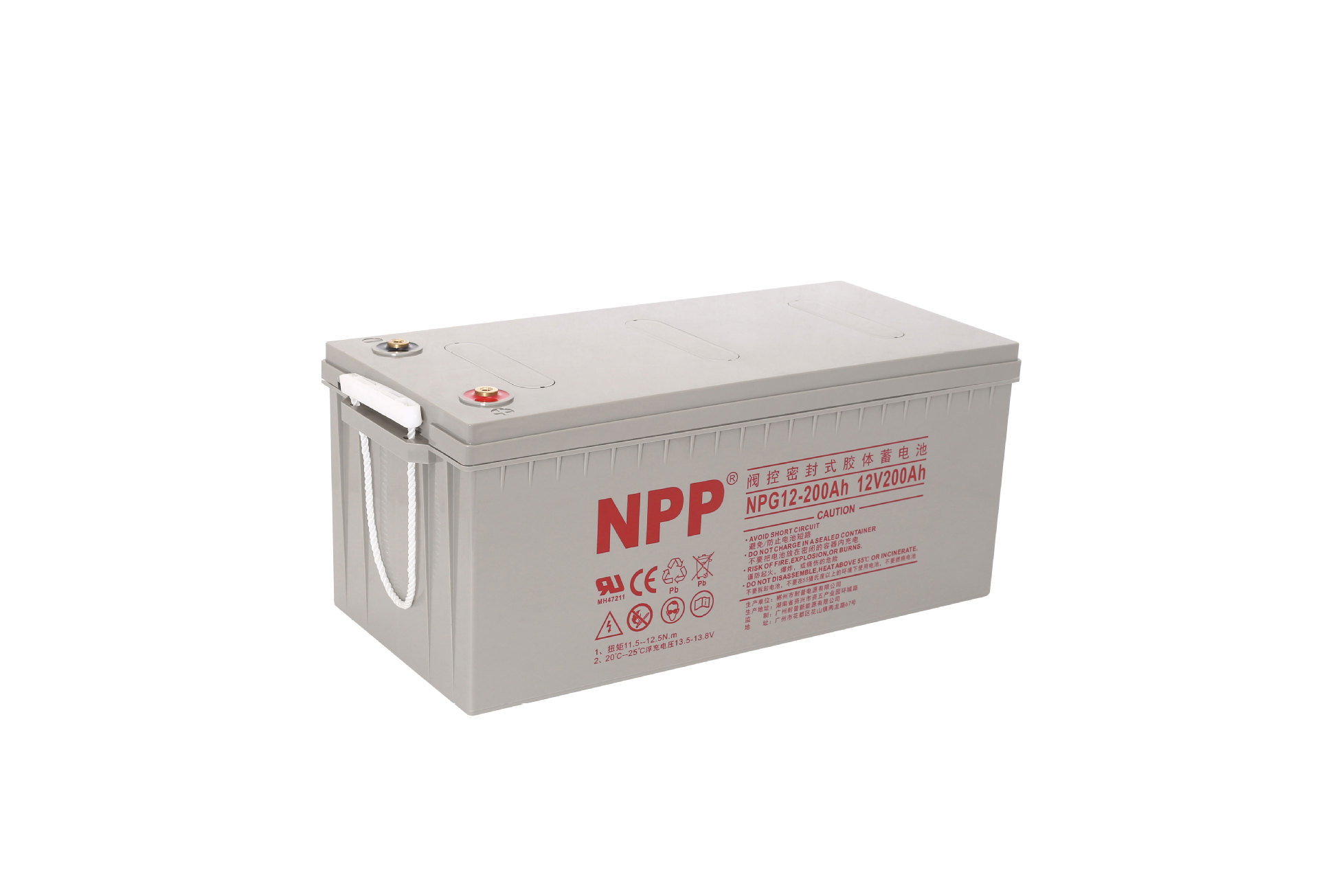 NPP battery 100AH gel battery solar cell UPS battery energy storage maintenance-free battery pic 4