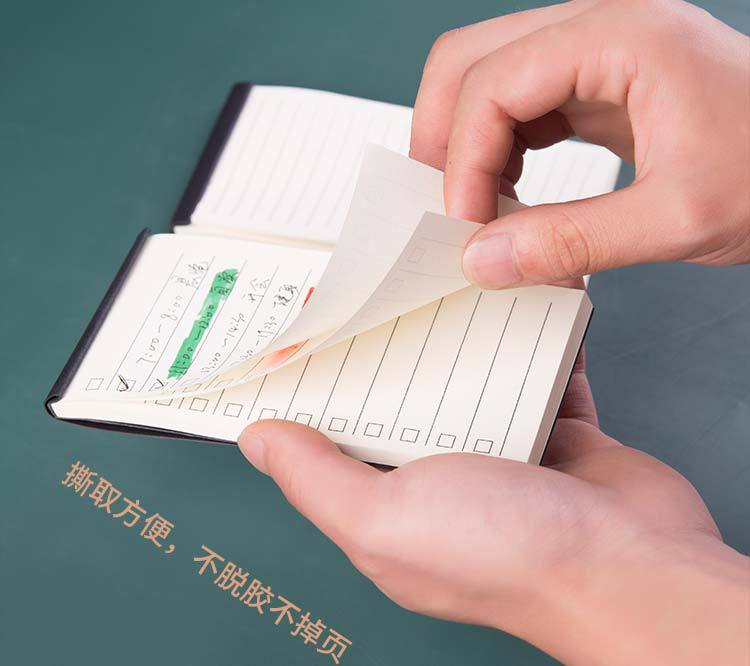 Korean creative stationery, tear-off practical notepad, kraft paper portable notepad, TODO plan notes pic 11