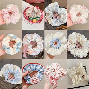 French 2025 new ballet-style large intestine hair band, cute bun hair tie, high-end hair tie, hair accessory and headwear pic 8