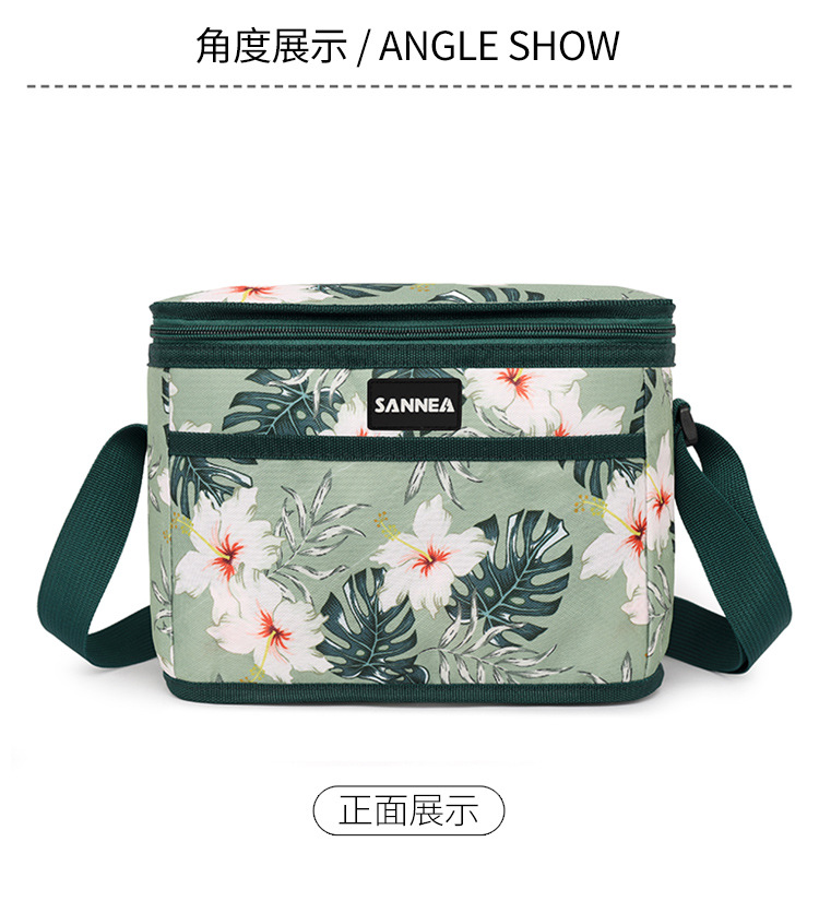 SAN Neng Cross-border thickened lunch bag, hand-held outdoor ice pack, new insulated bag, large capacity lunch box bag, picnic ice pack pic 22