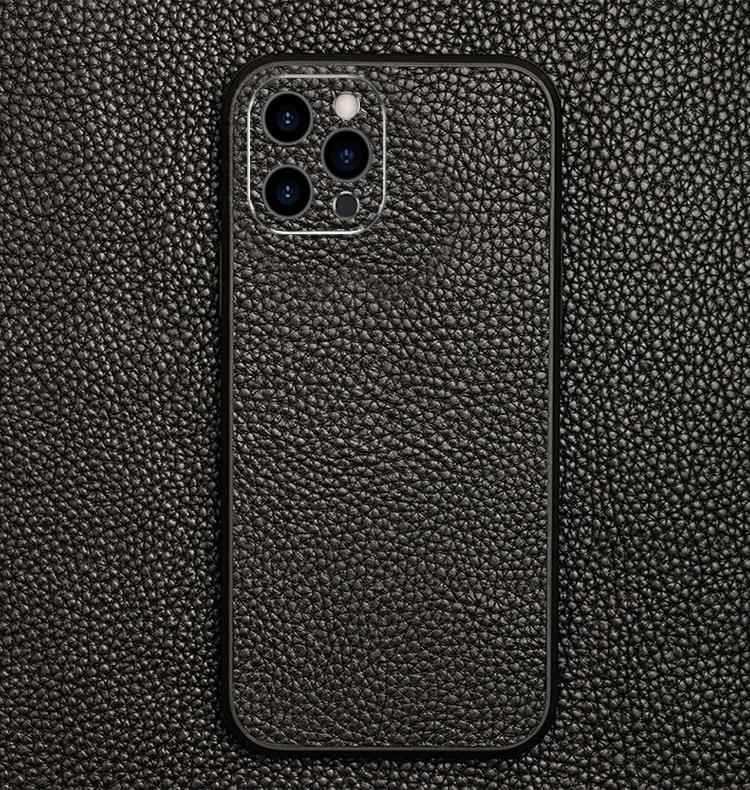 This new genuine leather frame lens is suitable for the Apple 14ProMax15 13 phone case. It features a high-end leather veneer with a lychee texture pic 28