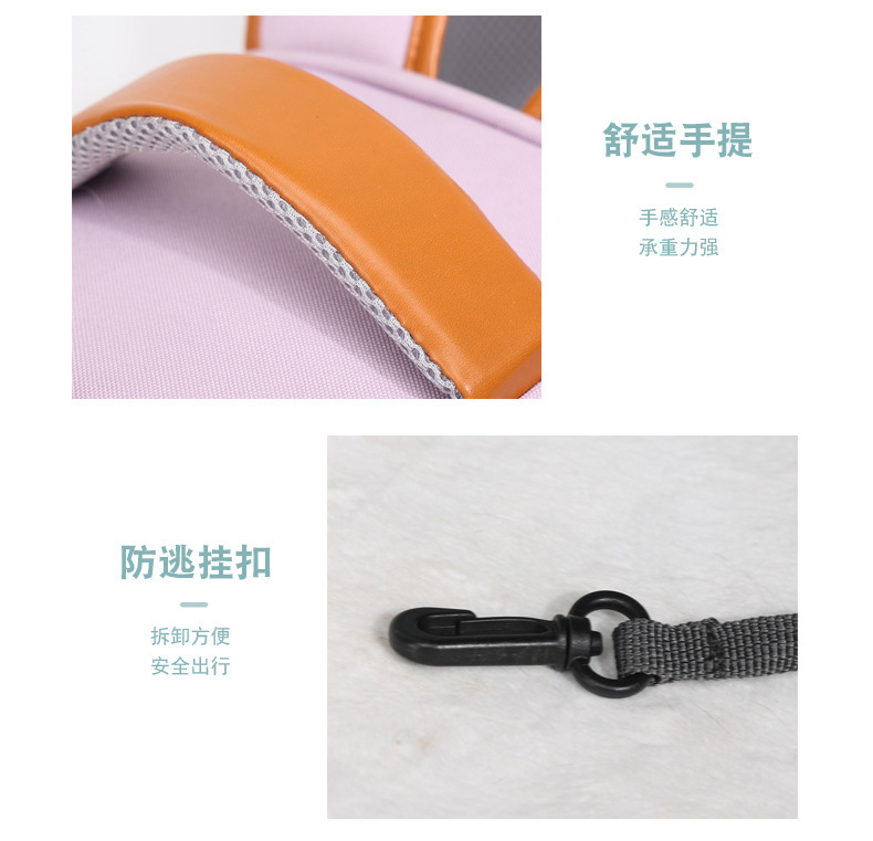 Factory direct supply cat bags and pet bags: Porous, breathable, portable, with large capacity for both shoulders and one shoulder to carry pic 21