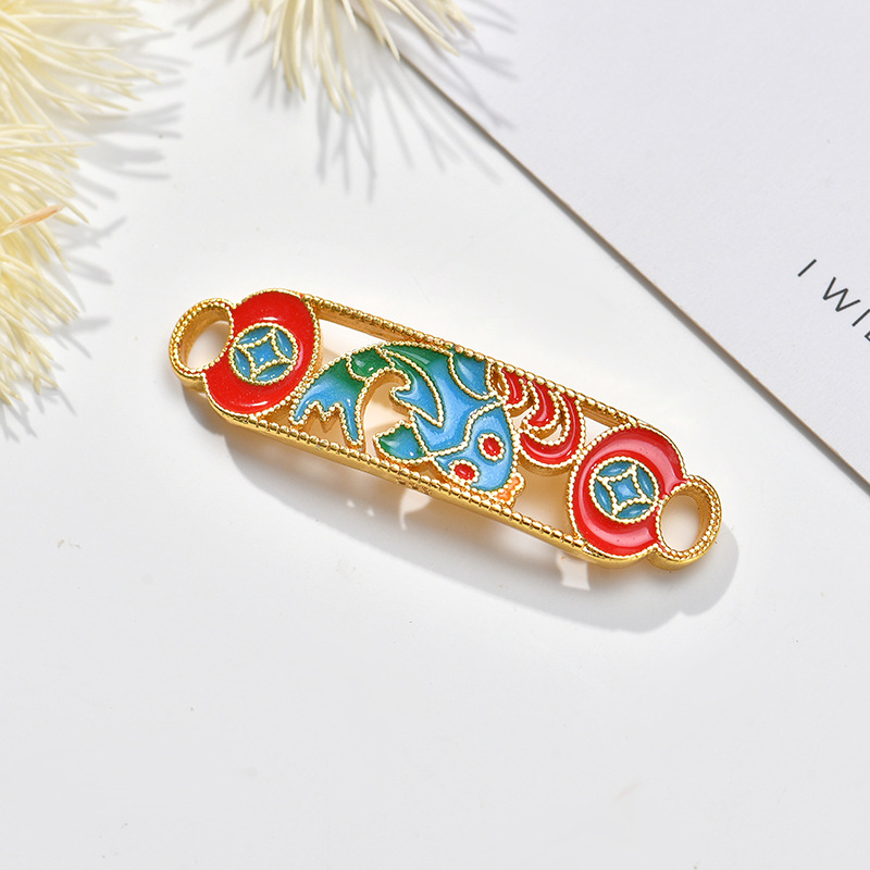 Retro court-style blue-fired craft Tai Sui tablets, hand-held Tai Sui talisman accessories, diy handcrafted jewelry accessories wholesale pic 5