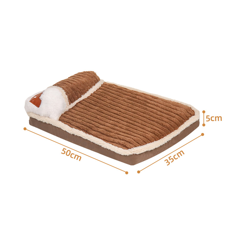 四季通用宠物垫猫垫狗垫可拆洗宠物窝加厚地垫防撕咬护颈椎宠物窝详情1