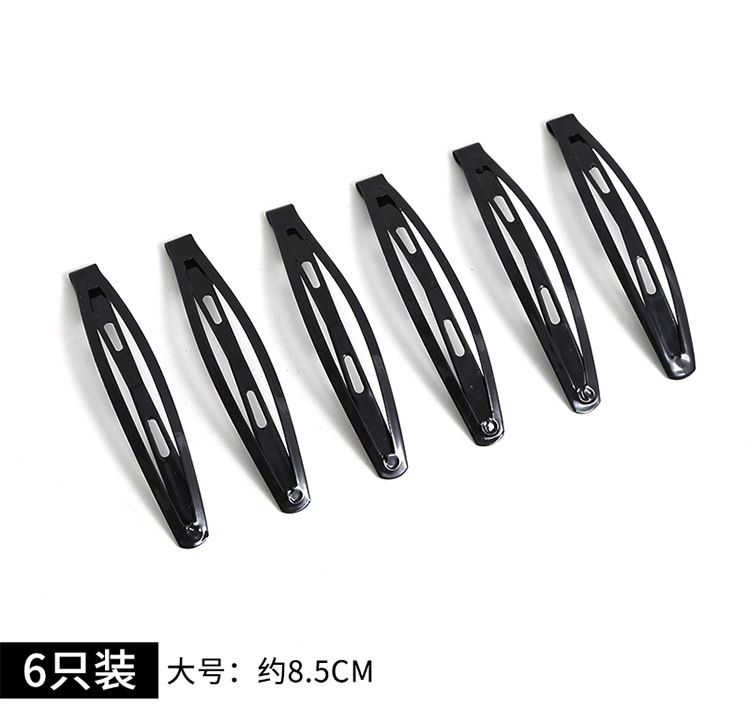 Black hair-breaking special clips, headwear, hair clips for women, simple one-line clips, side bangs, BB clips, top clips, forehead hair clips pic 20