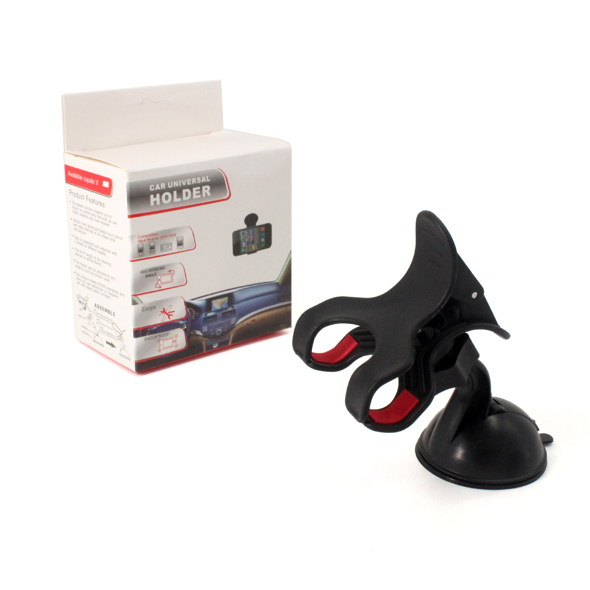 Mobile phone car stand bottom suction cup duckbill mobile phone clamp, car navigation stand single and double clamp factory wholesale pic 10