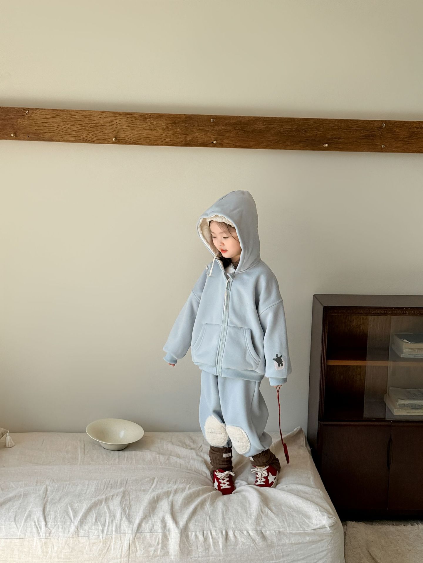 【清仓款】维木童装女童加绒卫衣套装2024冬季新款儿童韩版上衣卫详情20