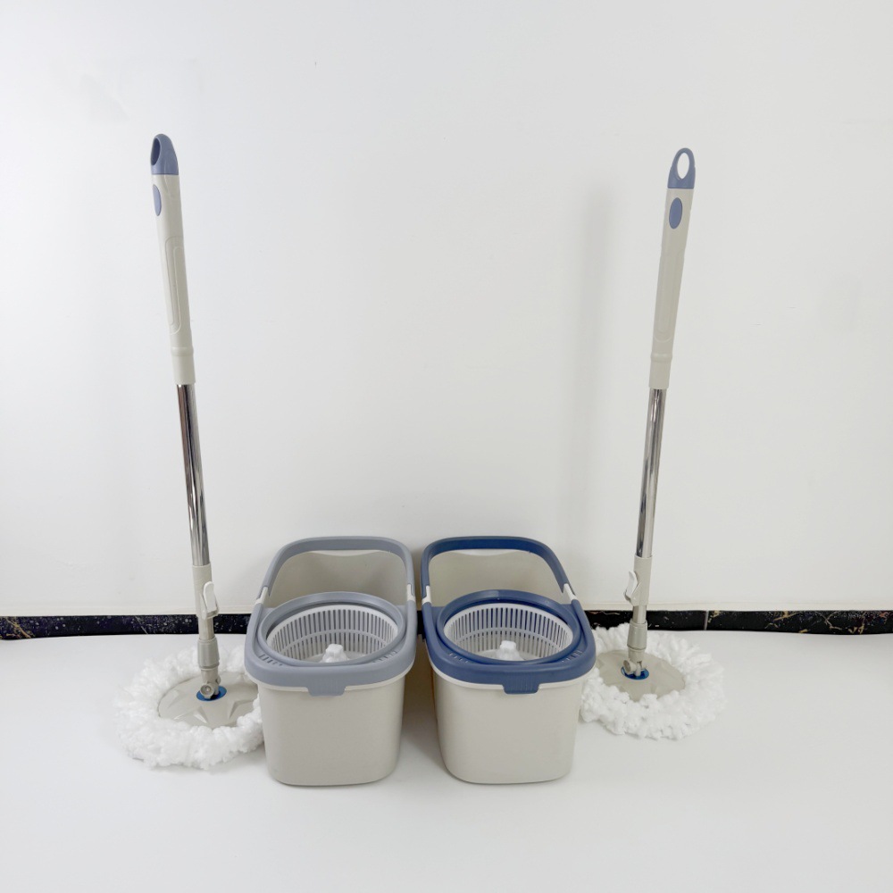 New rotary mop bucket, hand-free mop bucket, mop set, Good God Mop, dual drive handle mop bucket pic 8