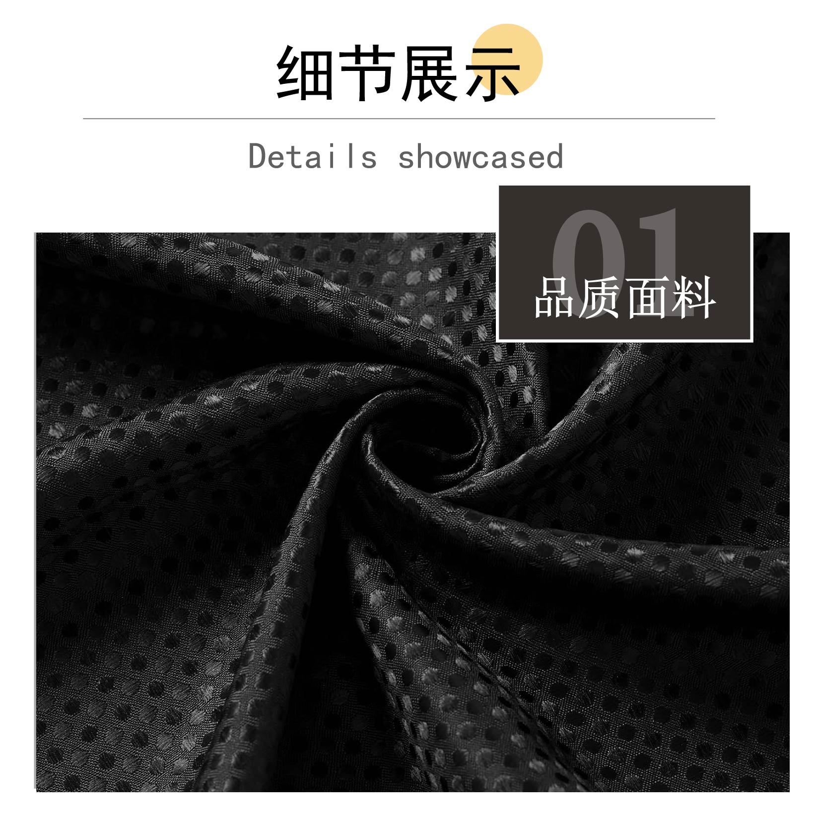 跨境供应 双面纯色圆点华夫格浴帘 防水防霉浴室卫生间免打孔浴帘详情8