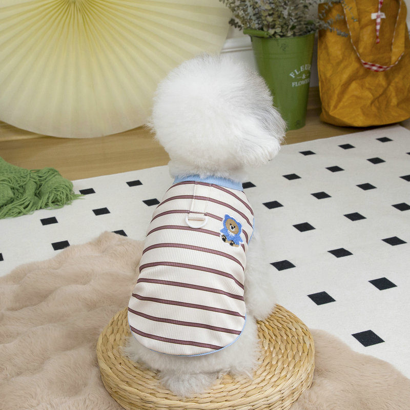 Spring and summer pet clothing: Thin little puppy clothes for cats, small dogs, Teddy puppies, Bichon Frise 2025, Baker vests pic 7
