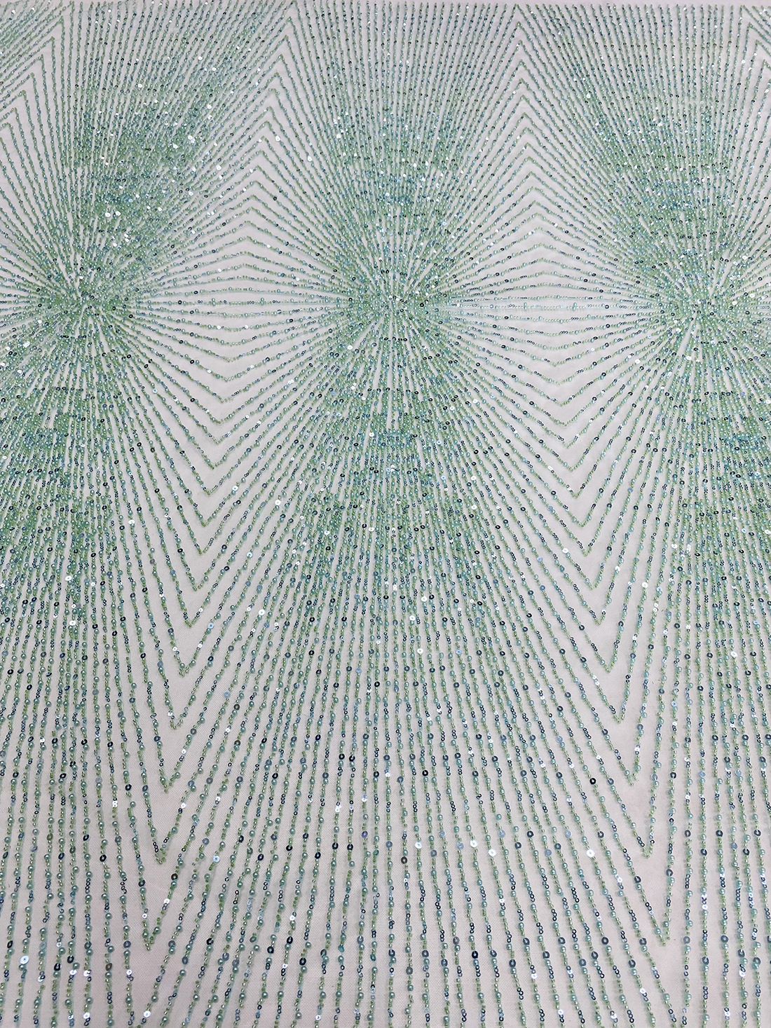 Embroidery ERylace, a fabric for wedding gowns and evening gowns with tube, bead, sequin, mesh fabric and lace embroidery, is in stock at the factory pic 11