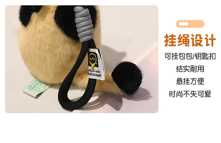 Stress-relieving Cat Tuantuan series pendant dolls, simulated cat figurines, plush children's toys, keychains wholesale pic 12