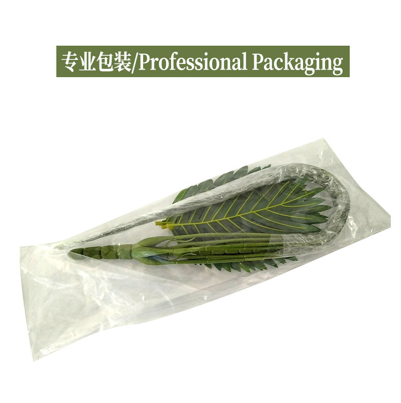 Cross-border artificial green plants, Chrysalidocarpus lutescens, palm leaf potted plants, indoor and outdoor home decoration, iron leaf artificial tree bonsai pic 17