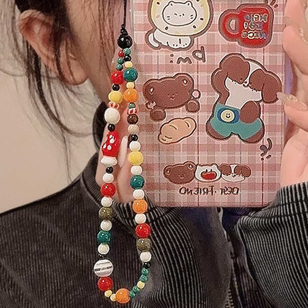 链条手机壳挂绳适用苹果/华为便携手腕带绳个性ins风甜酷挂件详情21