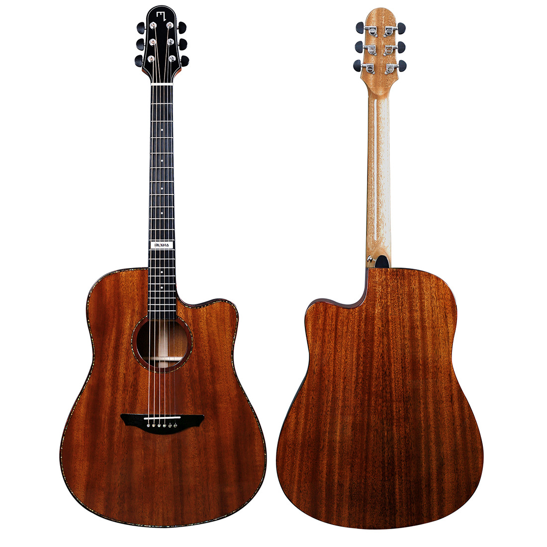 41-inch African mahogany folk single-board guitar, mahogany folk guitar, 41-inch guitar instrument wholesale pic 9