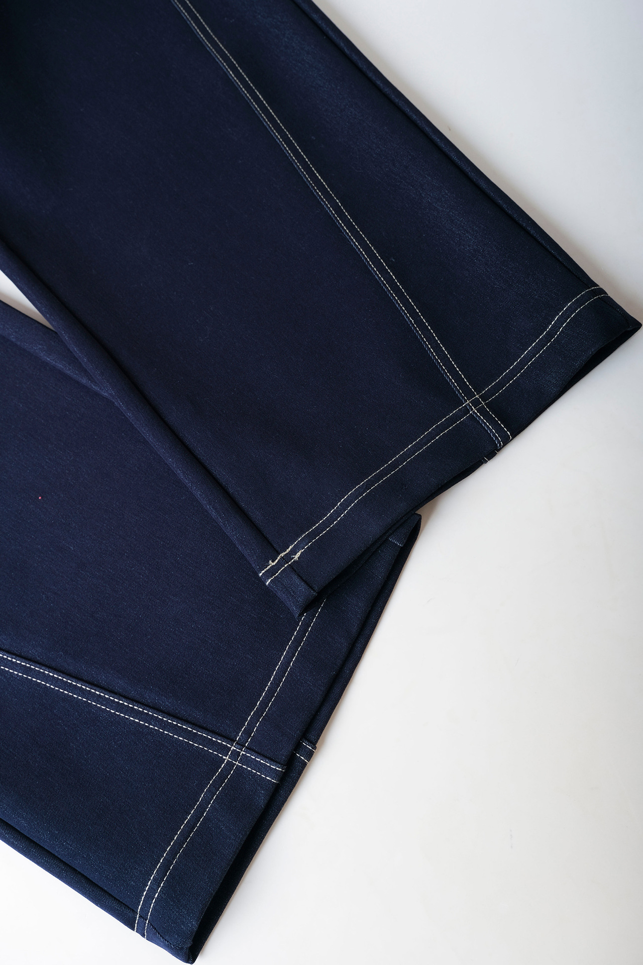 Slim and flattering ~ Casual retro wide-leg jeans for women in early spring, loose and slimming, straight-leg pants with a drawstring effect pic 16