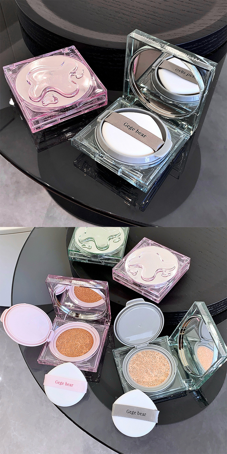 Gege bear Gege Little Bear Rain Dew Moisturizing, Bright, Light Cushion Cream Concealer, adherent, long-lasting and not easy to smudge pic 18