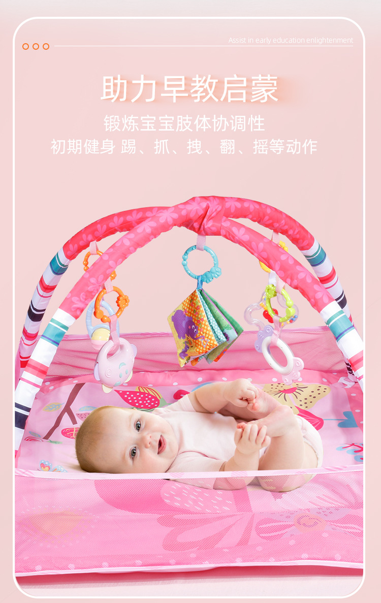 Cross-border baby pen, game, fitness frame, early education for newborn babies, ocean crawling, ball pool, toy gifts pic 15