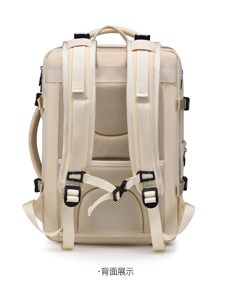 跨境时尚男士双肩包高级感大容量女背包潮旅行轻便书包防水电脑包详情22
