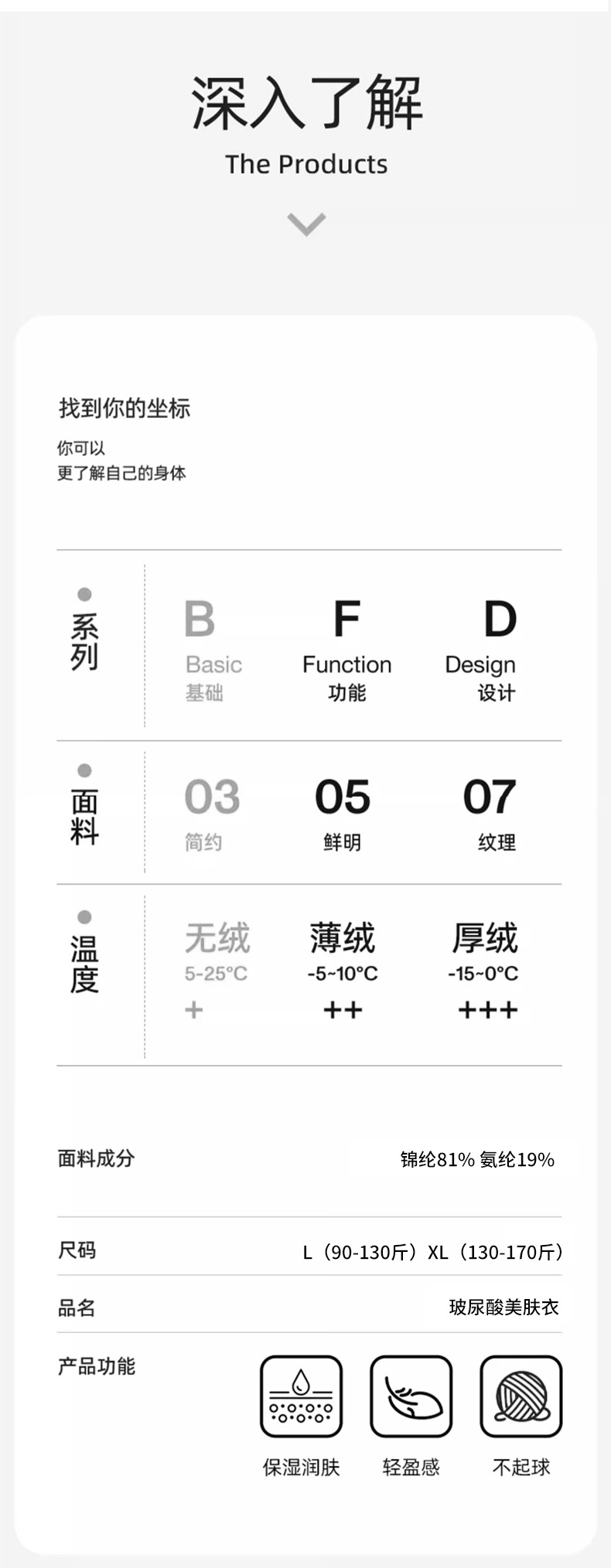 玻尿酸肌底衣保暖长袖长裤发热美肤衣秋衣秋裤高弹打底保暖套装女详情15