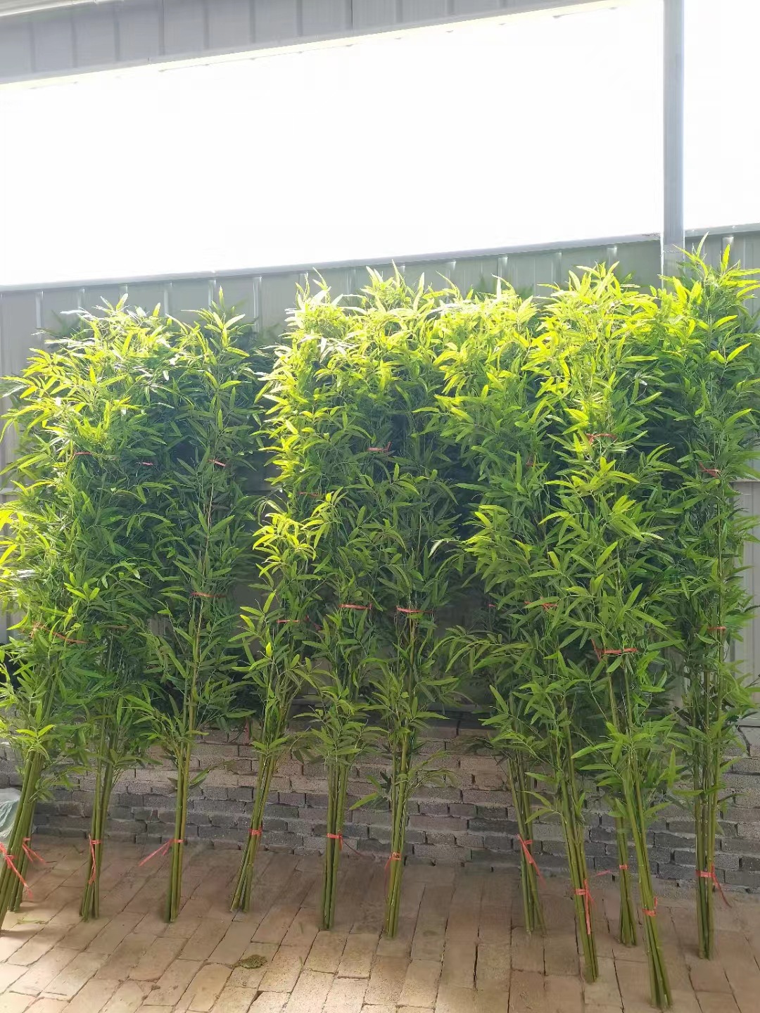 仿真竹子室内装饰隔断屏风假竹子挡墙造景绿植盆栽细水竹办公文化园艺仿真枝叶树详情26