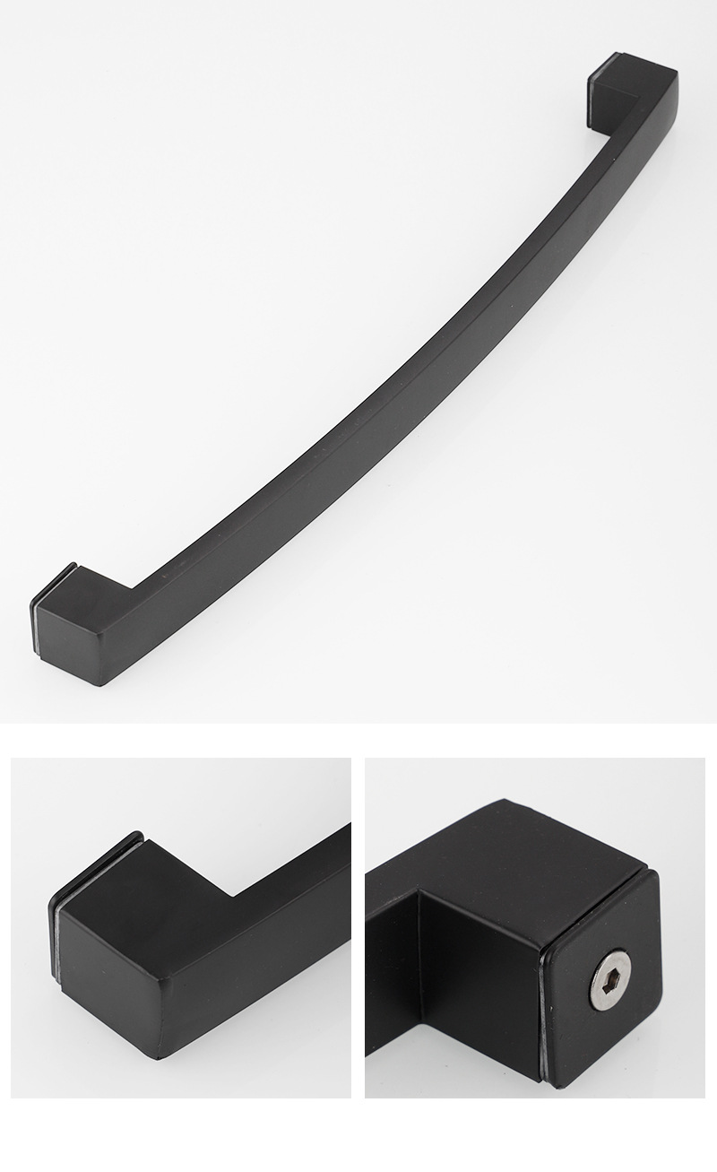 厂家304淋浴房拉手 酒店浴室玻璃门把手 大门推拉门不锈钢拉手详情49