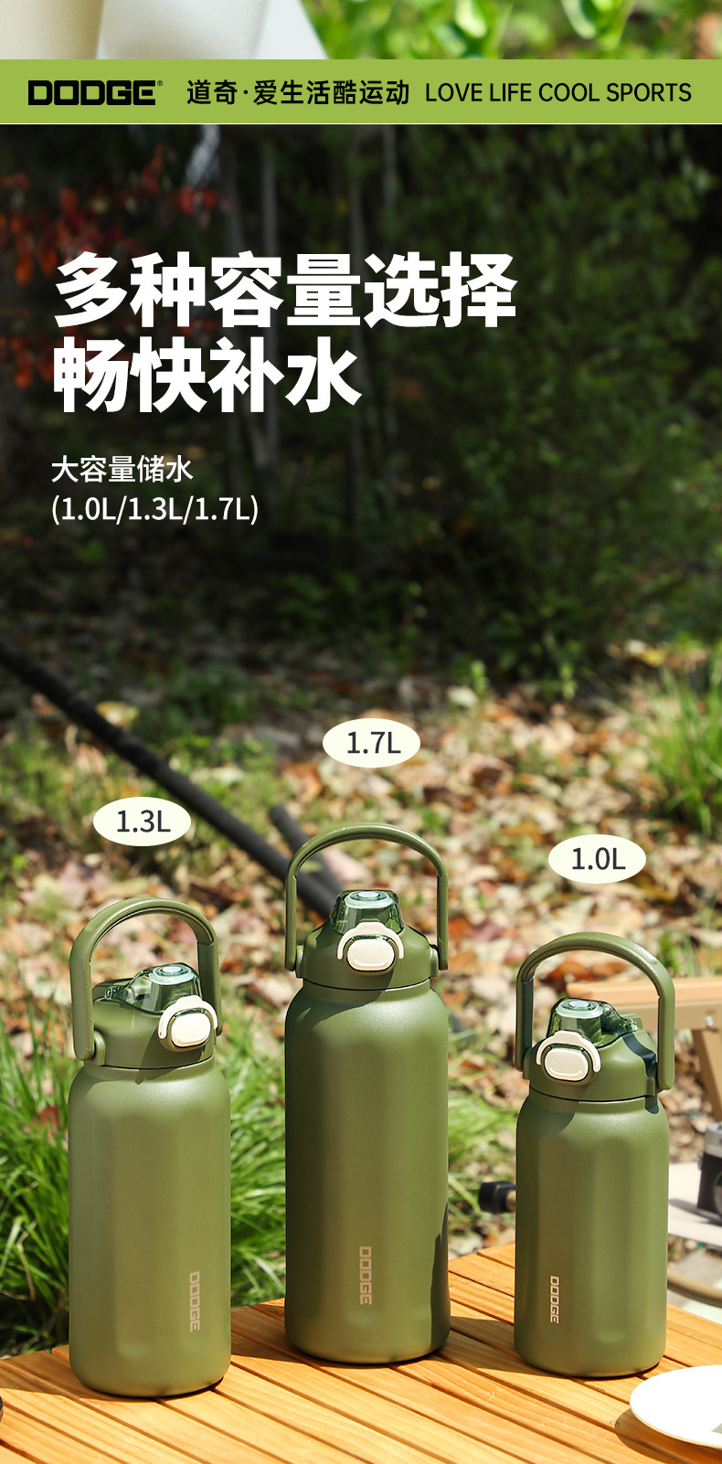 道奇罗马简约个性运动保温水壶双饮便携随手水杯带提手大容量吸管保温杯详情9