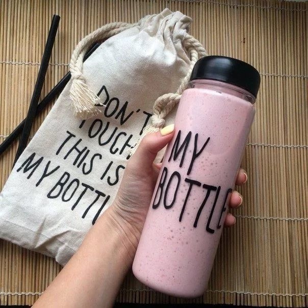 简约透明塑料水杯户外便携运动情侣茶水分离学生礼品瓶批发详情5