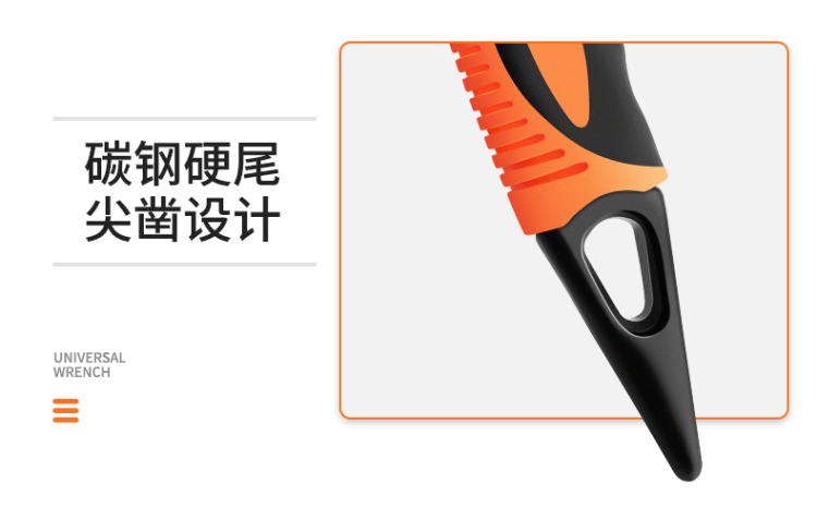 Universal wrench set, adjustable wrench, multi-purpose self-locking adjustable wrench, pipe wrench, bathroom wrench, large opening pic 17