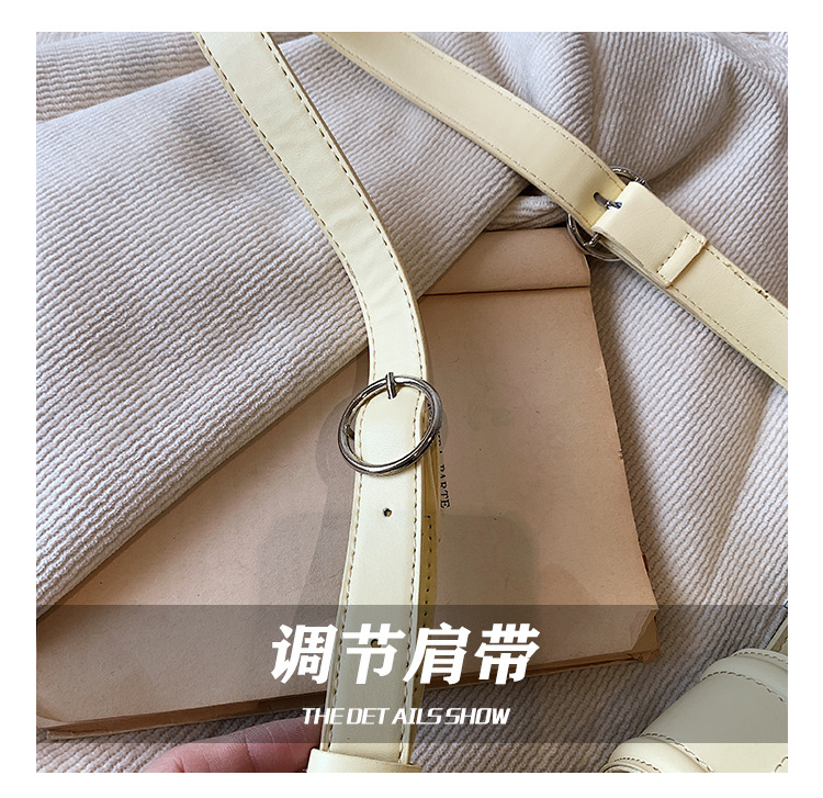 复古感休闲包时尚简约腋下小方包小众潮搭单肩包都市风斜挎女包详情8