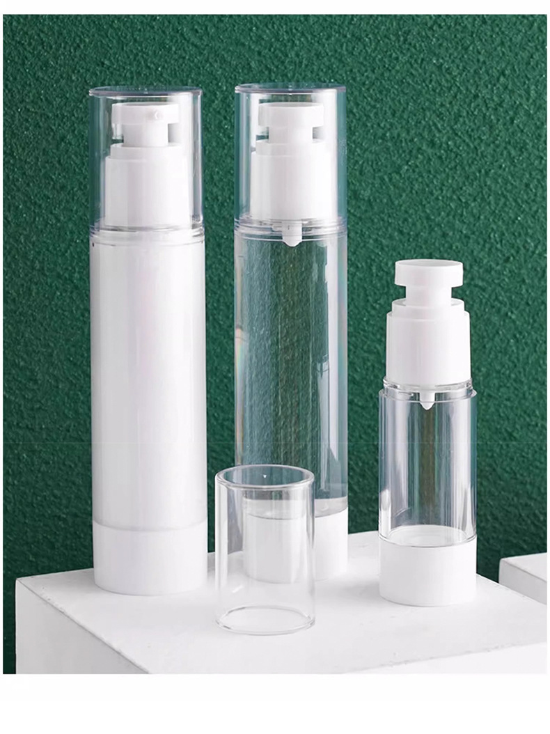 Emulsion dispensing bottle, travel press vacuum portable small bottle, empty bottle, high-end travel business package, available for boarding pic 16