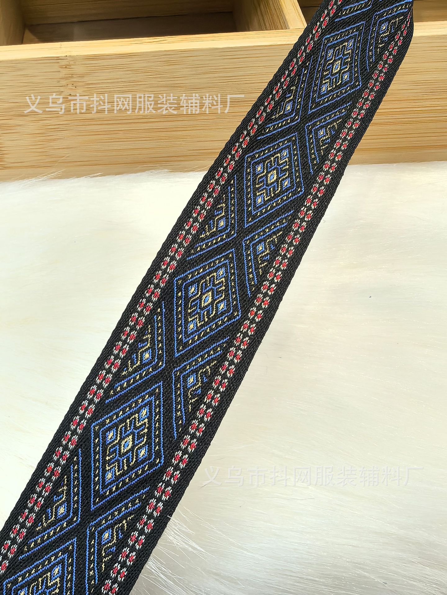 2.5-3.0 cm ethnic-style jacquard ribbons, ethnic woven ribbons, minority costumes and accessories for performance costumes pic 11