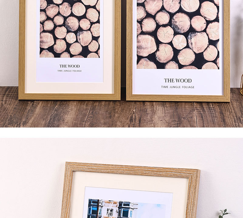 简约相框装裱画框挂墙A3寸16摆台a4寸4开8K拼图框创意照片墙木质详情19