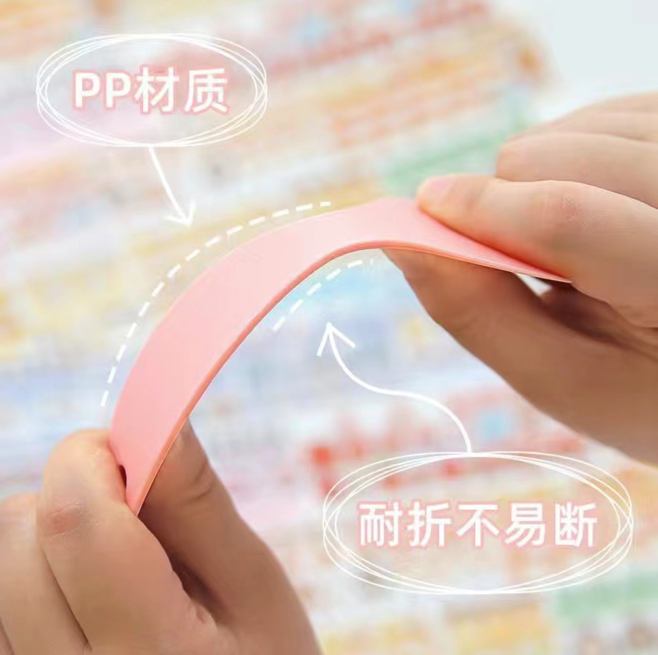 A complete set of pink plastic tweezers, journal sticker tools and scrapers pic 7