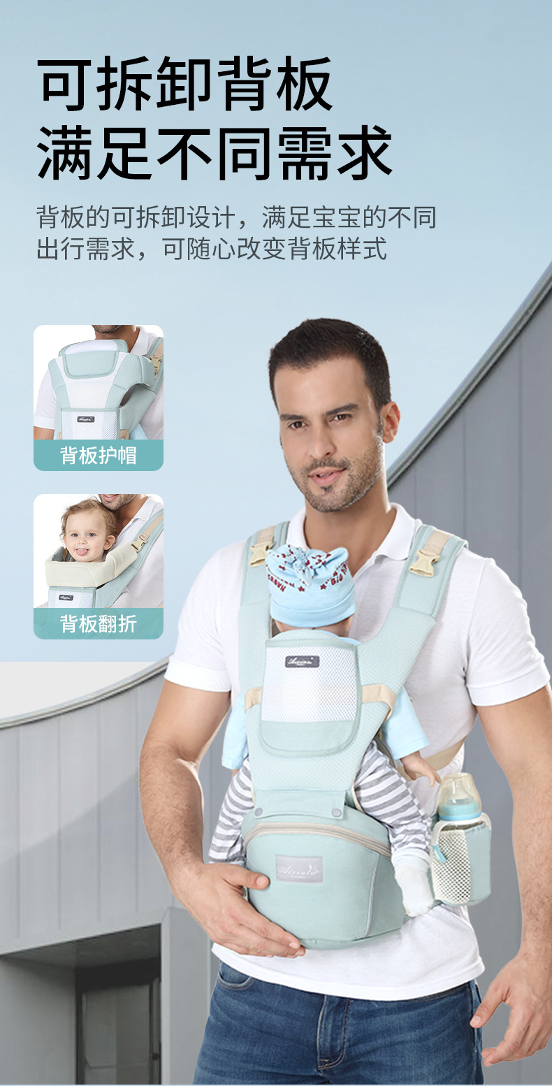 工厂现货  婴儿背带    婴儿腰凳   四季多功能通用 CPC  CE证书详情10
