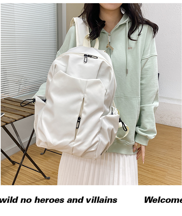 跨境新款双肩包大容量男女学生书包简约休闲短途出差商务电脑包详情16