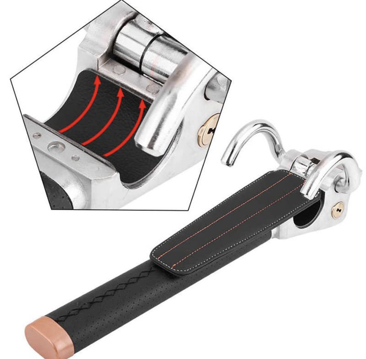 Car steering wheel lock, car safety lock, CE certified, Amazon pic 8