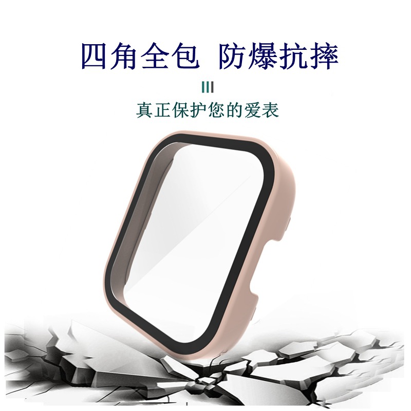 适用红米手表3保护壳Redmi watch3表壳PC+钢化膜一体壳硬胶壳详情12