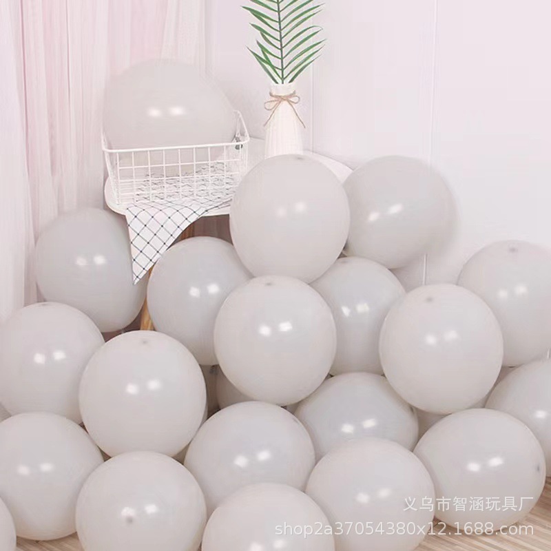 1.5g10寸马卡龙气球批发厂家生日氛围布置婚礼婚庆装饰糖果色乳胶详情15