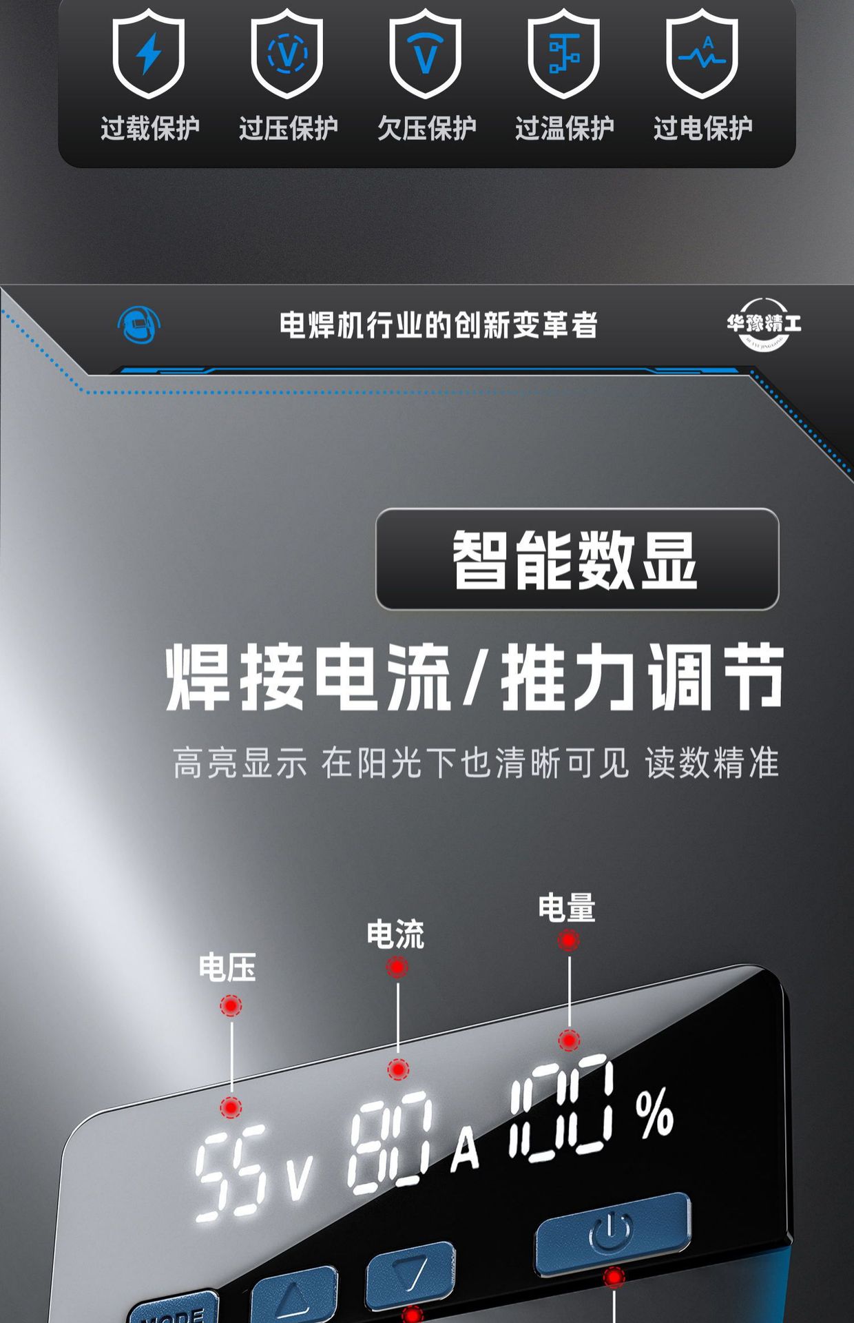 Huayu Precision Machinery wireless DC welding machine, household gas shielded spot welding machine, handheld portable lithium battery welding machine pic 30