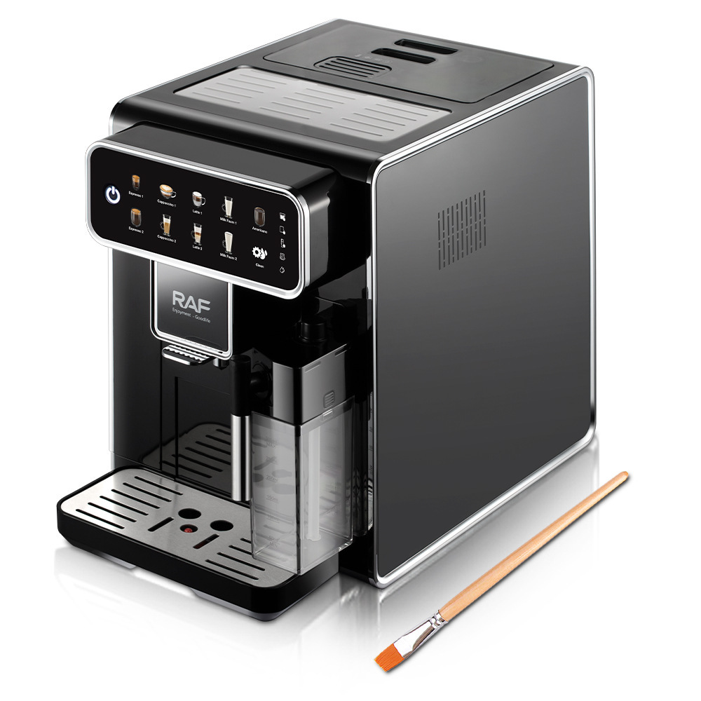 Cross-border fully automatic three-in-one coffee machine, grinding beans with milk VAT, making milk foam, bean to cup Italian coffee machine pic 4